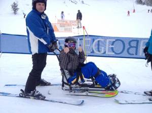 DSUK, France, Skiing, snow, disability, disability snow sport, la Plagne