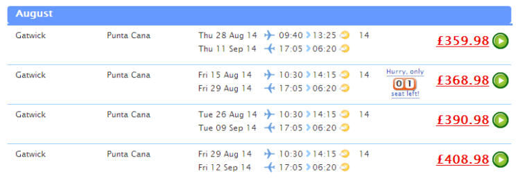 punta cana, thomson, caribbean, holiday, london, gatwick