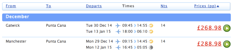 punta cana, flights, thomson, winter sun, holiday, beach, imagine, new year's eve, dom rep, dominican republic